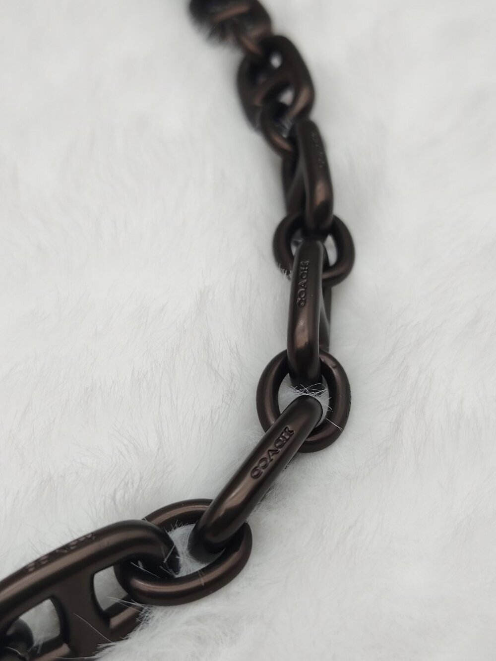 Coach Brass Beat Chain Strap Coach Bag Accessories - Picture 3 of 8